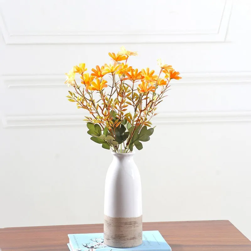Autumn Daisy Artificial Flowers - Orange media 1