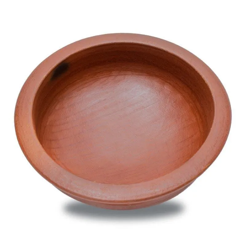 Manawari Clay Pot With Lid Brown 1000 mL / 9 Inches media 4
