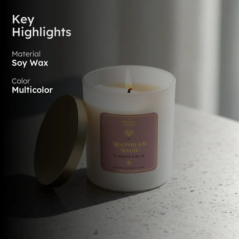French Affair Tuberose & Musk Scented Soy Wax Candle media 2