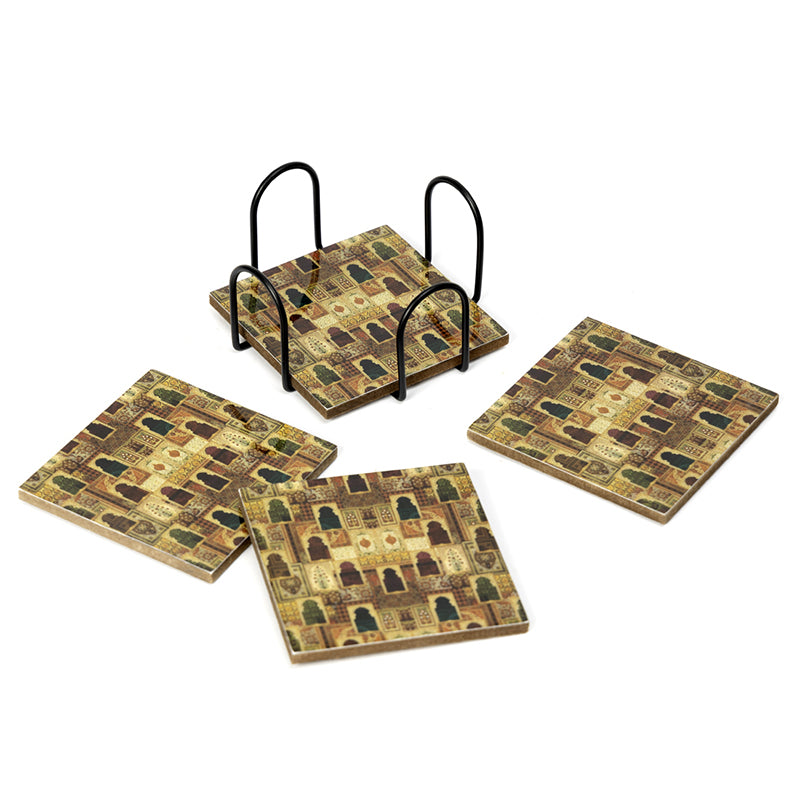 Jharokha Shine Coaster - Five Piece Set image 7