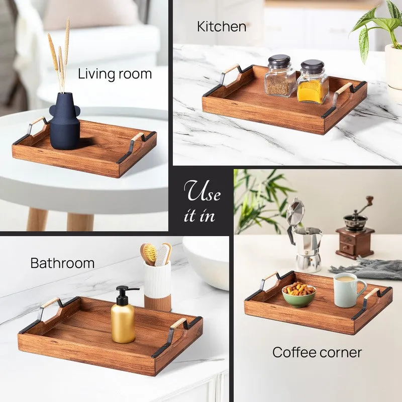 Sandstone Serving Tray - Silver media 3