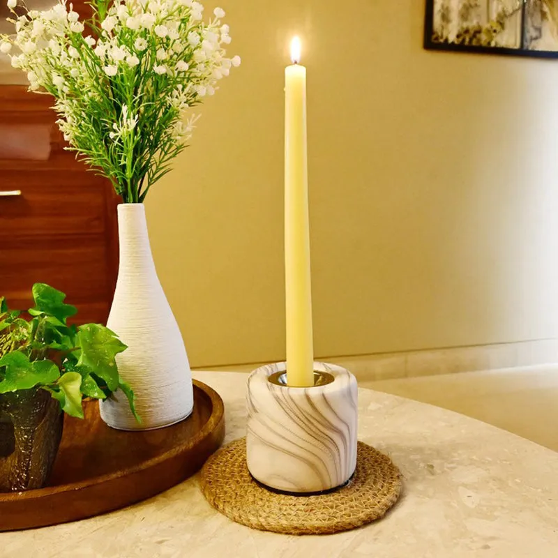 Lunora Marble Candle Holder media 4