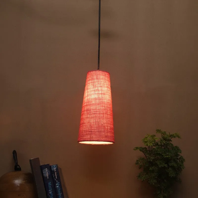 Solarae Metal Ceiling Lamp - Pink media 1