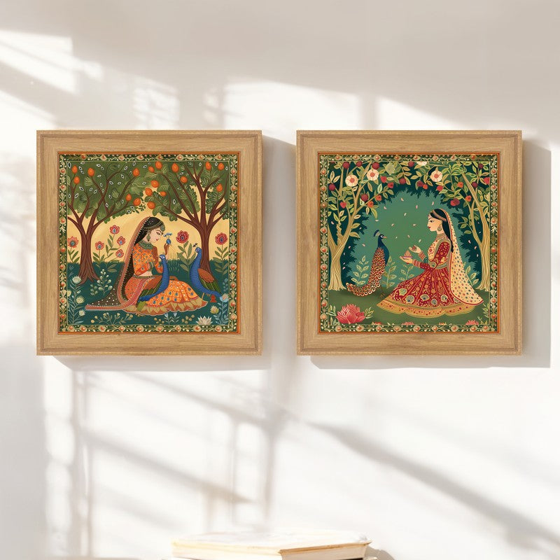 Gopika In Garden Wall Art - Set Of Two media 5