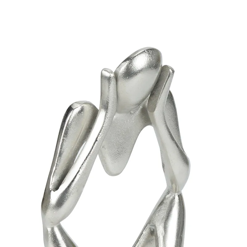 Echo Of Silence Aluminium Showpiece - Silver media 5