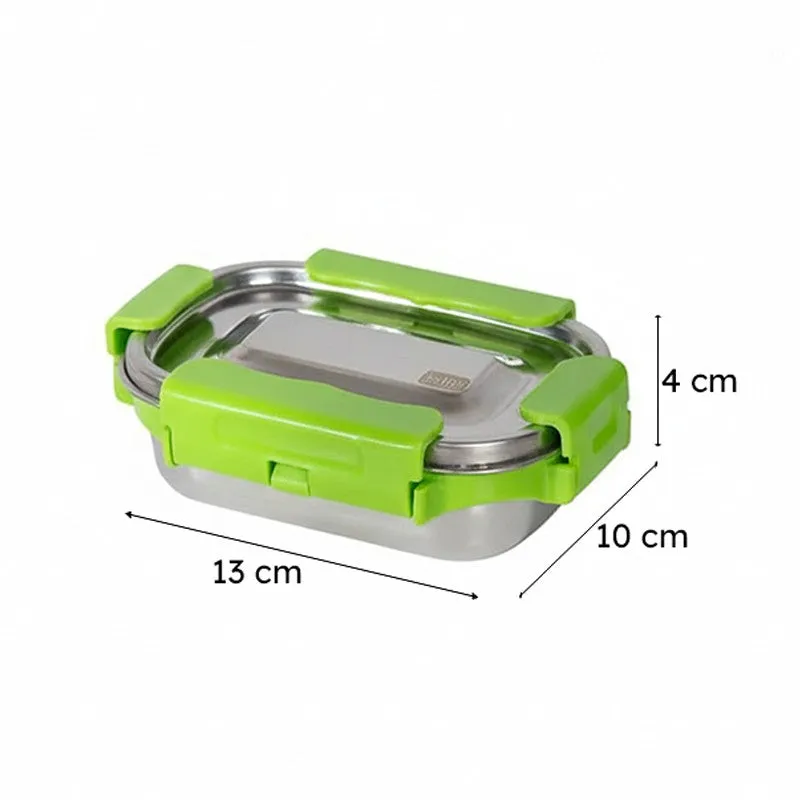 Savory Insulated Steel Lunch Box (Green) - 150 mL media 9