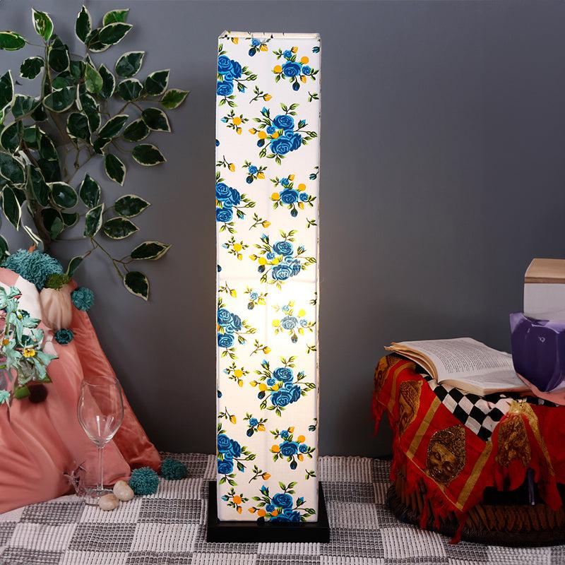 Alba Abita Wooden Tower Floor Lamp
