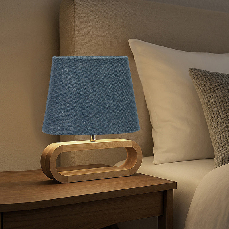 Sienna Jute Table Lamp - Blue,Brown