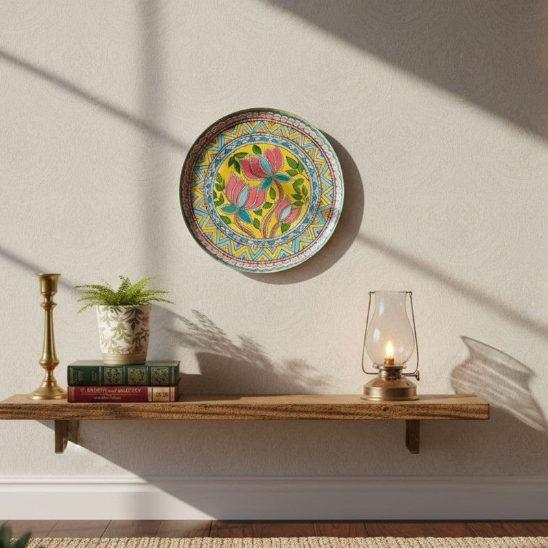 Madhubani Pushpa Wall Plate media 5