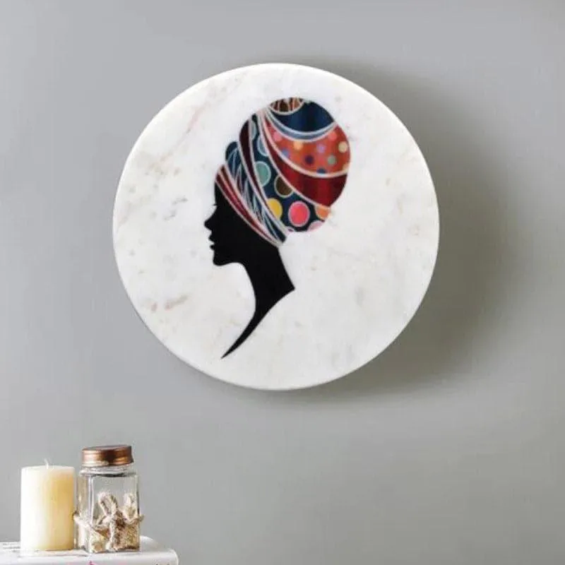 Tribal Charm Printed Marble Wall Accent media 1