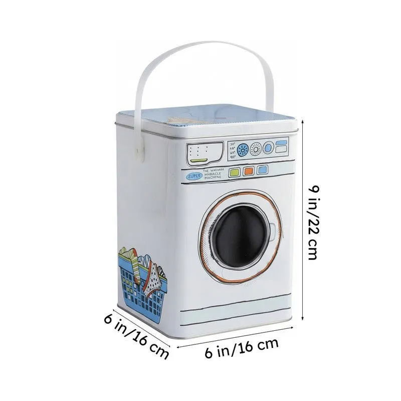 Compact Metal Hanging Storage Box for Laundry & Home Organization media 6