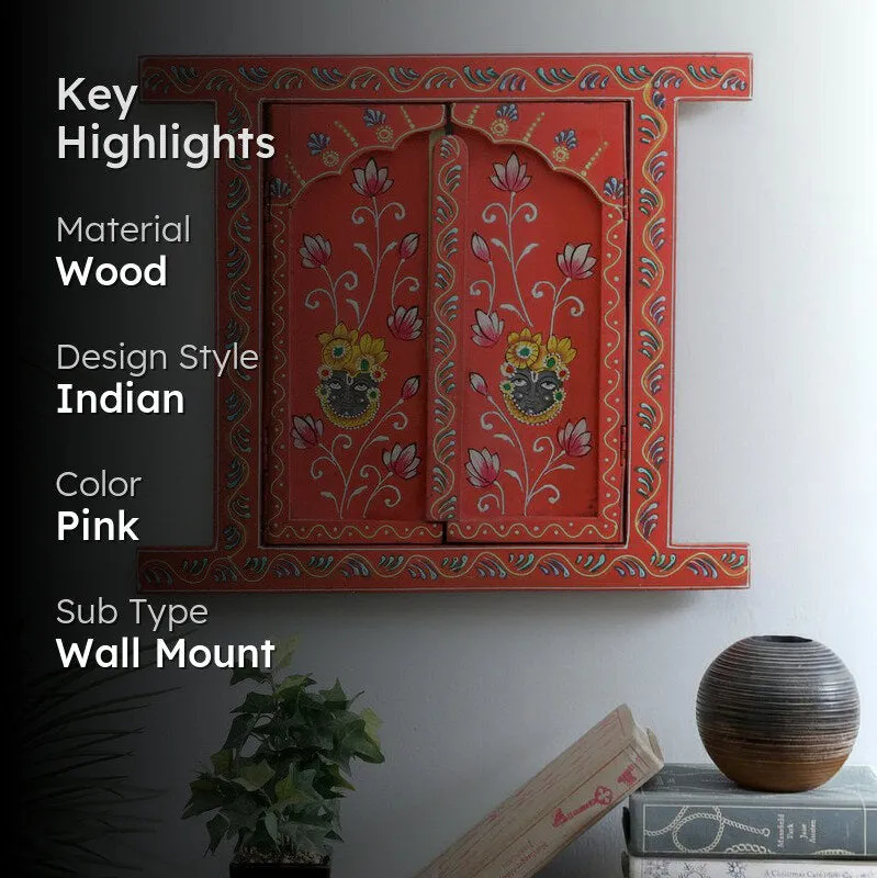 Wooden Jharokha Wooden Frame Wall Accents media 2