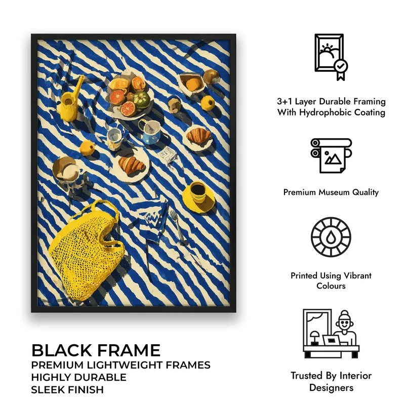 Bistrova Canvas Wall Painting With Black Frame media 7