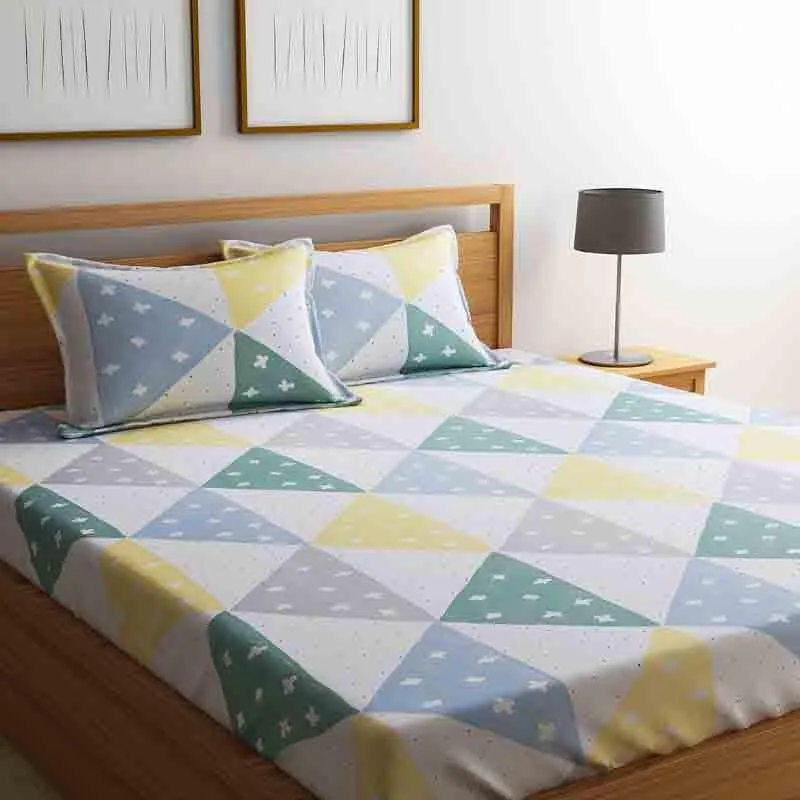 Stargaze fields Cotton Bedsheet - 210 TC media 3