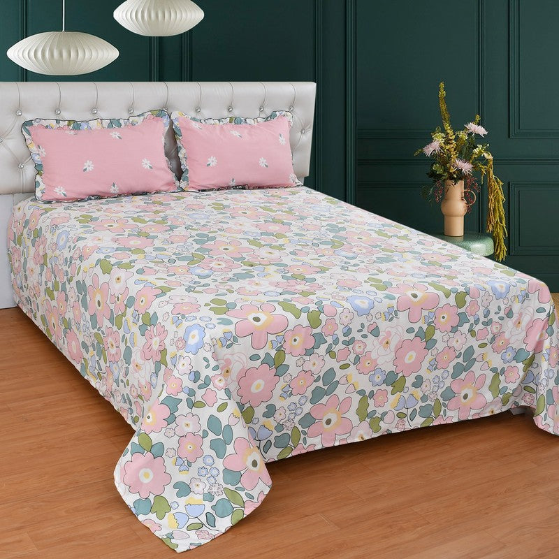 Pushp King Microfiber Bedsheet - 150 GSM