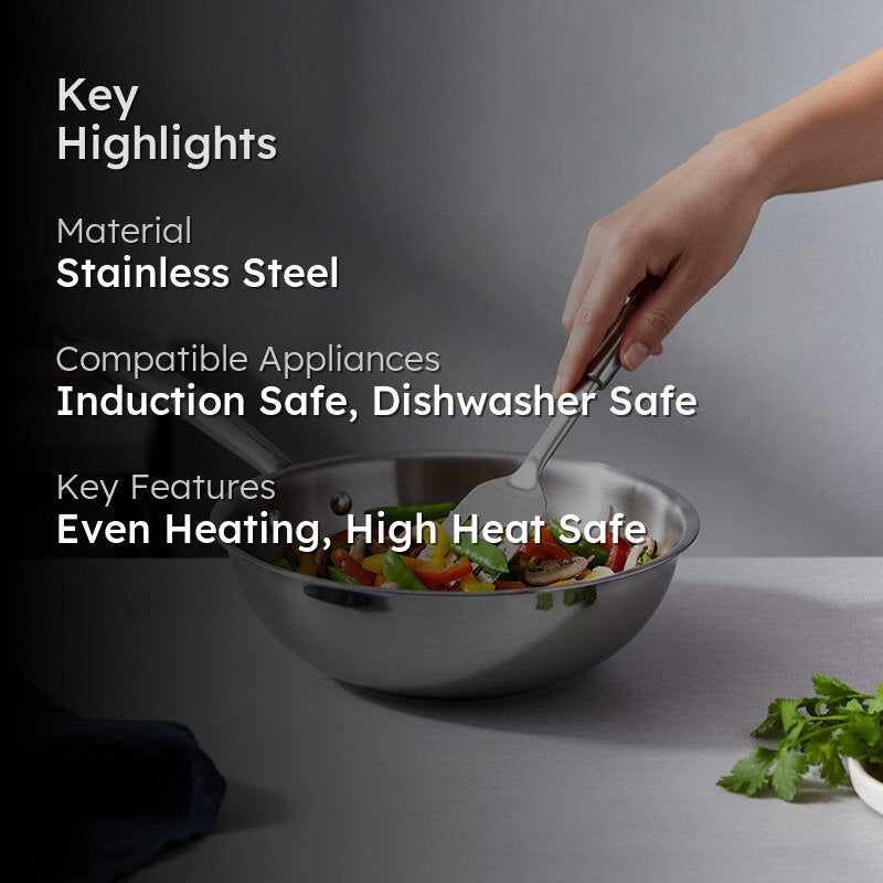 Kenzo Induction Safe Wok - 2000 ML / 9 Inches image 2
