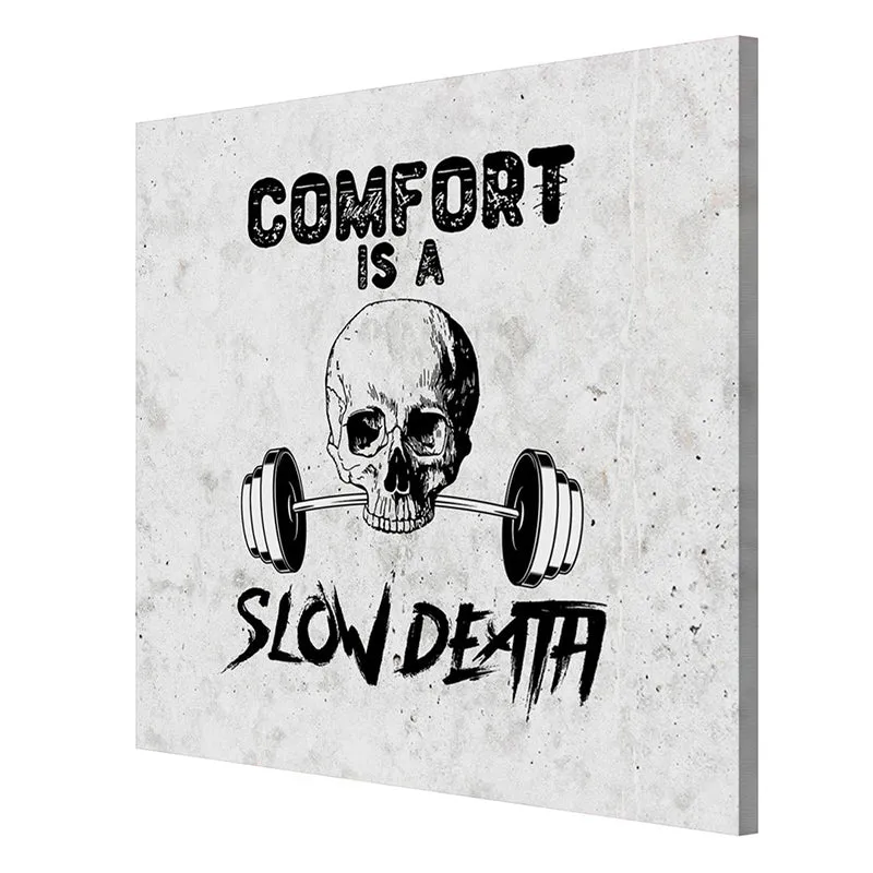 Comfort Is A Slow Death Typography Wall Painting media 6