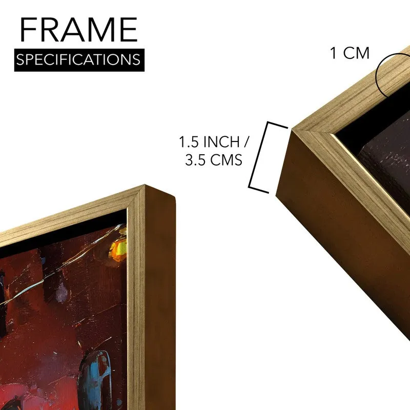 Twilight Street Canvas Wall Painting With Frame media 8