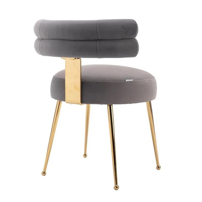 Velmora Metal Accent Chair - Grey media 7