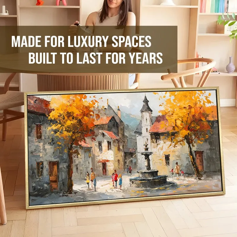 Autumn Rest Canvas Wall Painting With Frame media 5