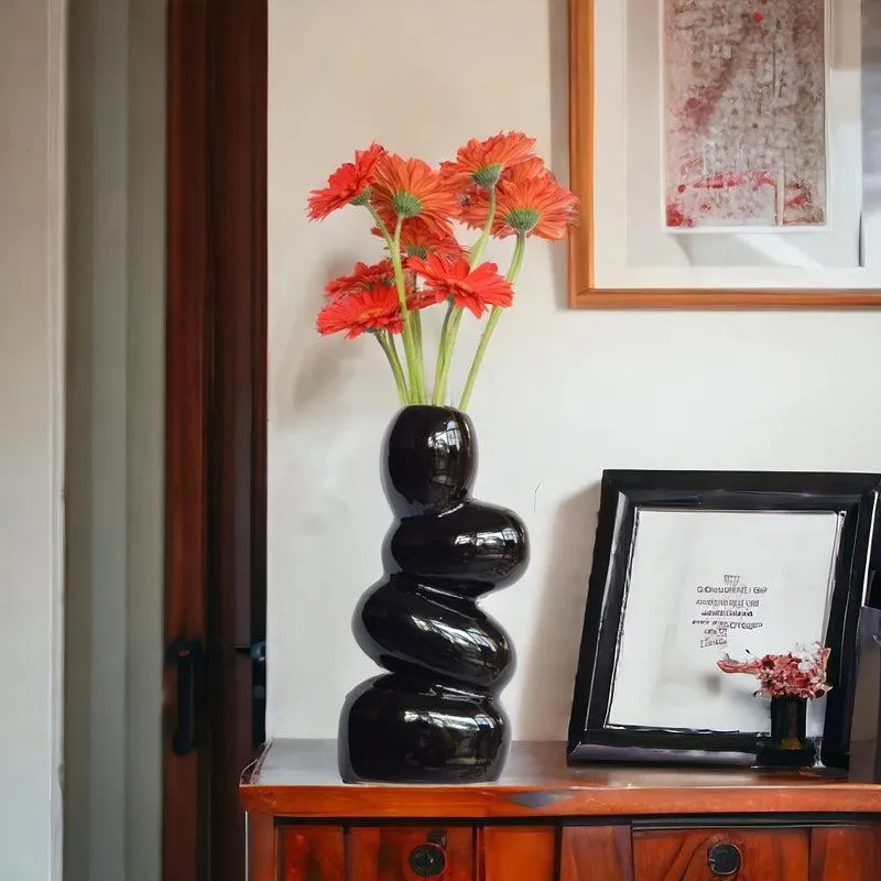 Pebble Play Vase - Black media 3