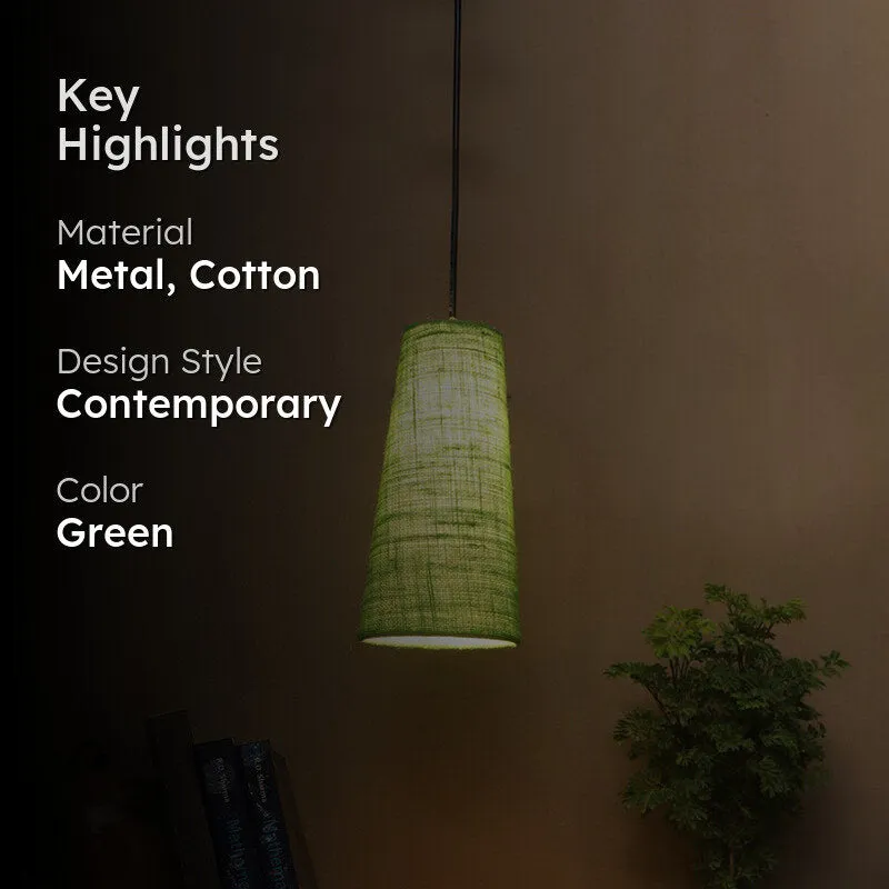 Solarae Metal Ceiling Lamp - Green media 2