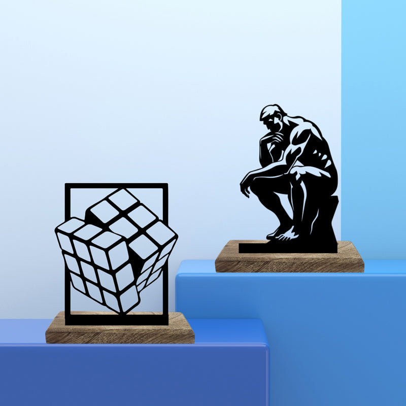 Rubik's Twist Showpiece - Set Of Two