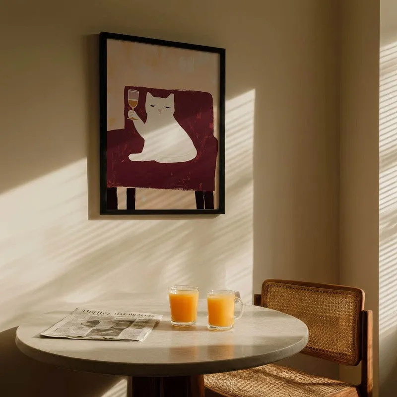Sip Muse Archival Canvas Wall Art - Black media 5