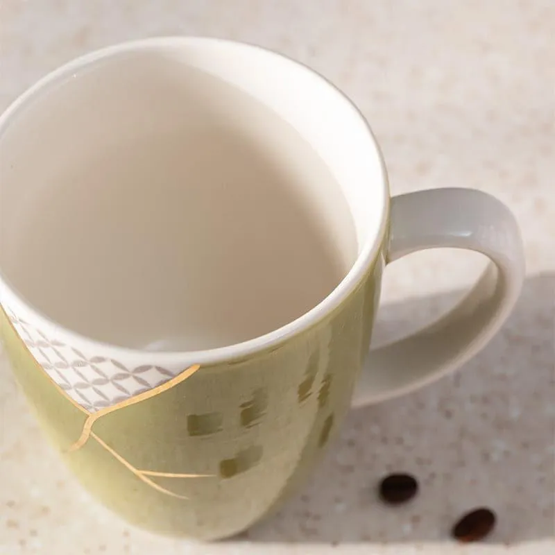 Wabi Porcelain Coffee Mug (295 mL) - Green media 5
