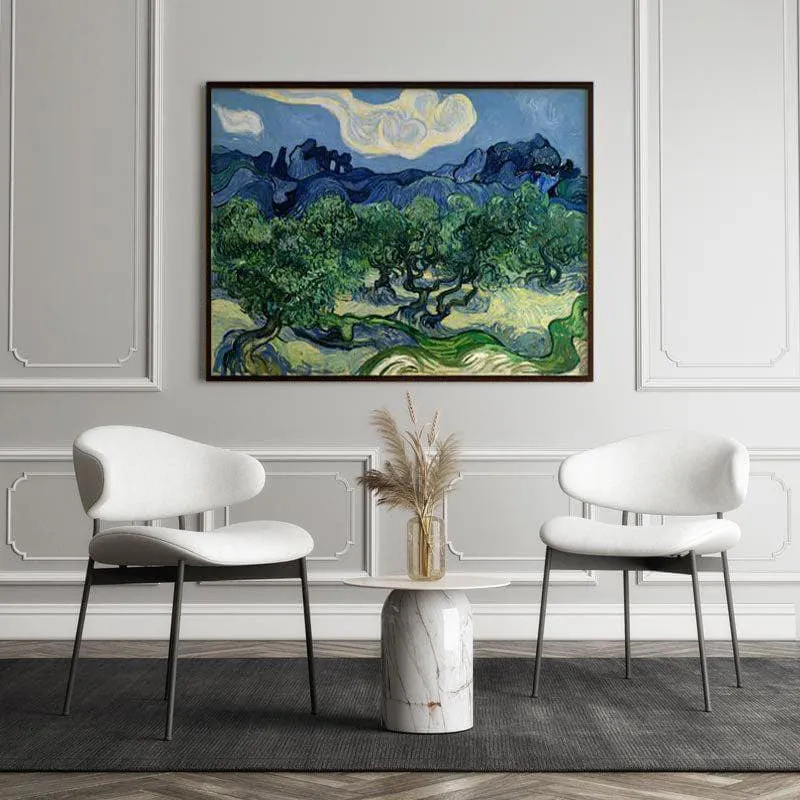 Olive Trees By Vincent Van Gogh - Black Frame media 5