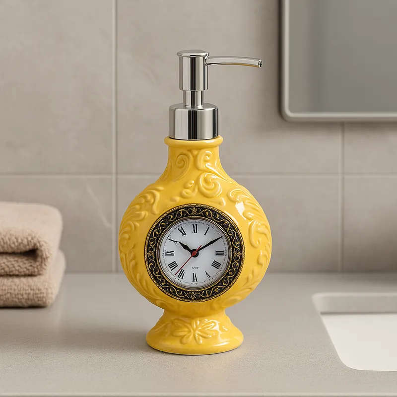 Antique Timer Soap Dispenser - Yellow media 1