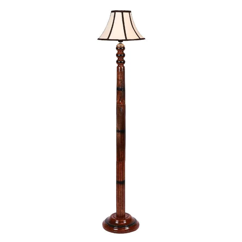 Ashton Jara Floor Lamp - White & Black media 4