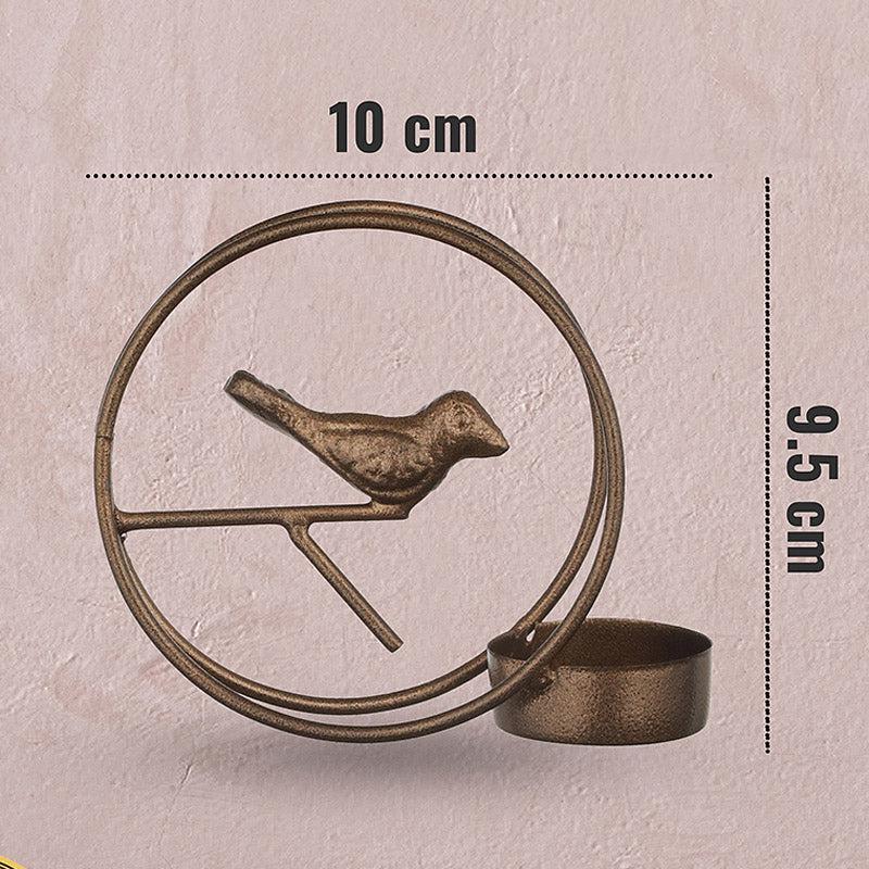 Alaiza Chirp Tealight Candle Holder (Copper) - Set Of Four media 6