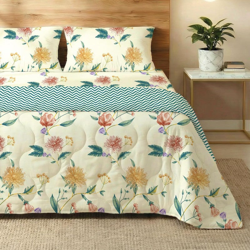Urban Space Lunex Multicolor Glace Cotton,Microfiber Bedding Set (200 TC)  - Four Piece Set media 3