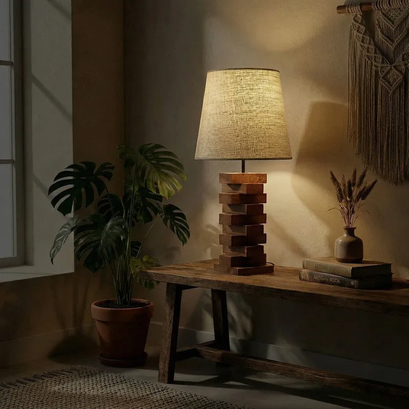 Iridessa Jute Table Lamp - Brown,White media 3