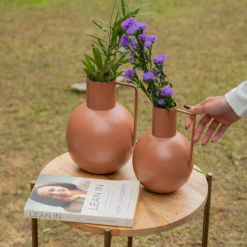 Surahi Iron Vase - Set Of Two media 3