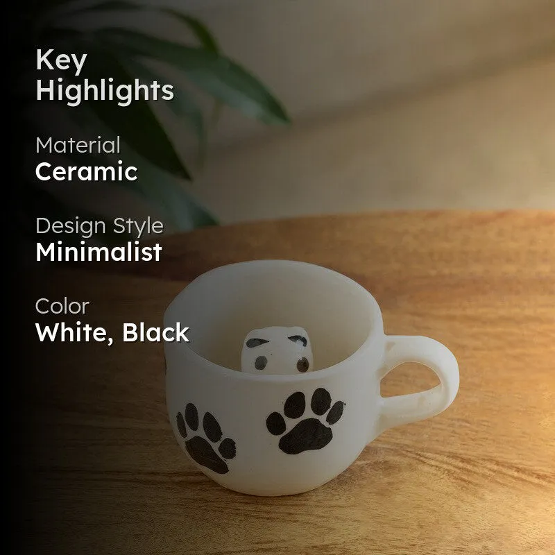 Furry Ceramic Tea Cup (210 mL) media 2