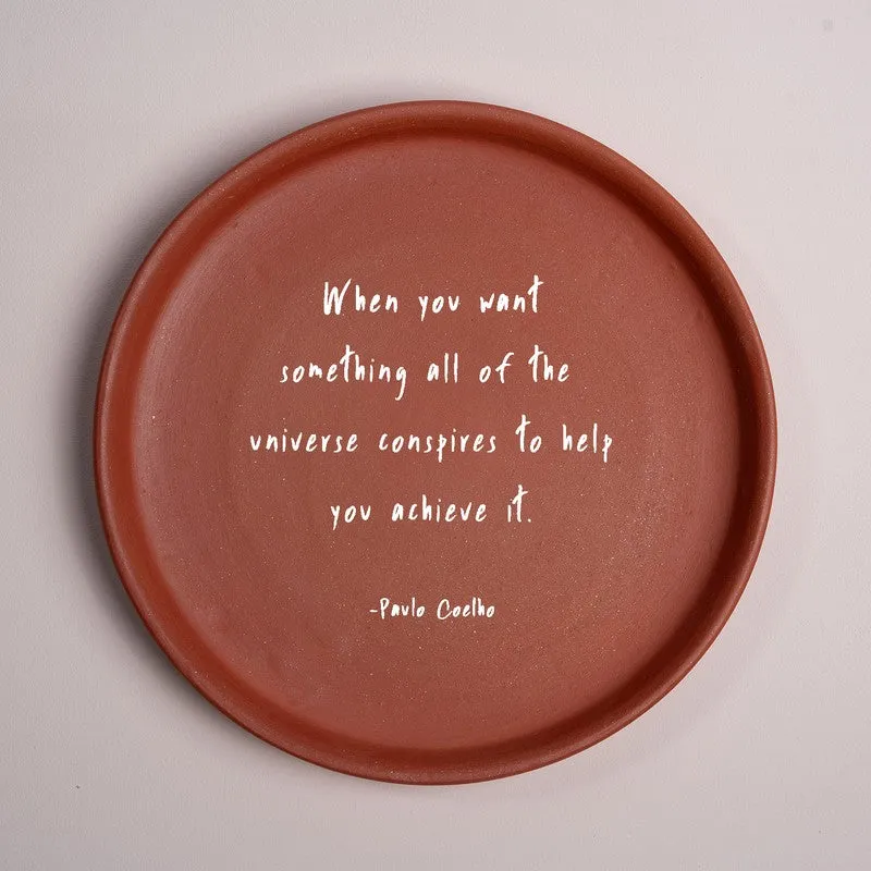 Essence of Life Terracotta Wall Plate - Set Of Three media 4