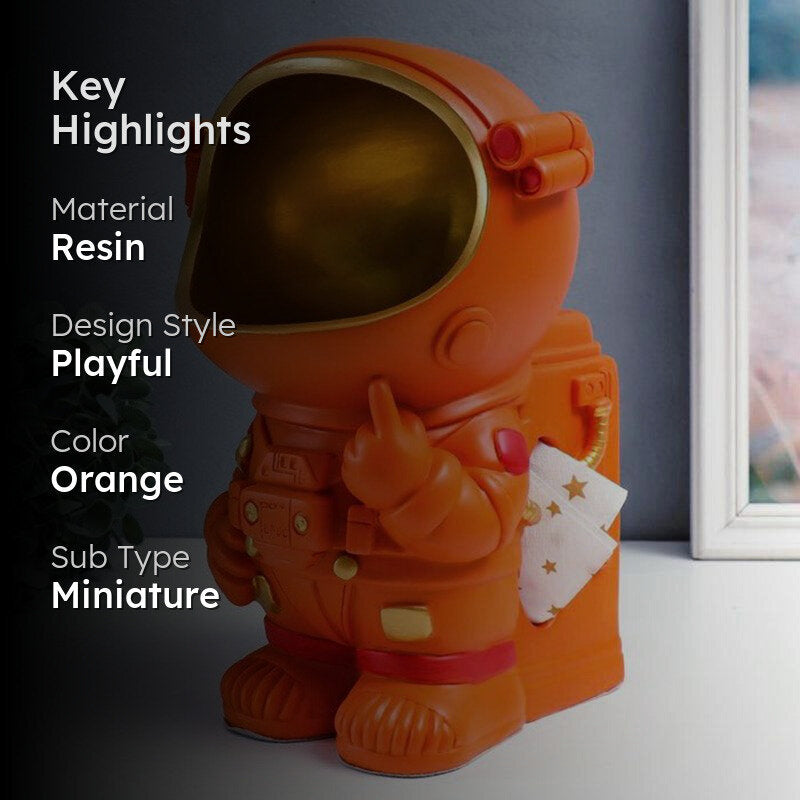 The Spaceman Tissue Holder Resin Showpiece media 2