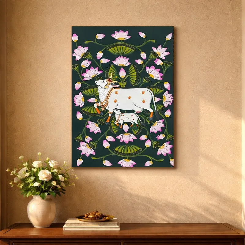 Kamadhenu Bloom Canvas Wall Art & Paintings media 5