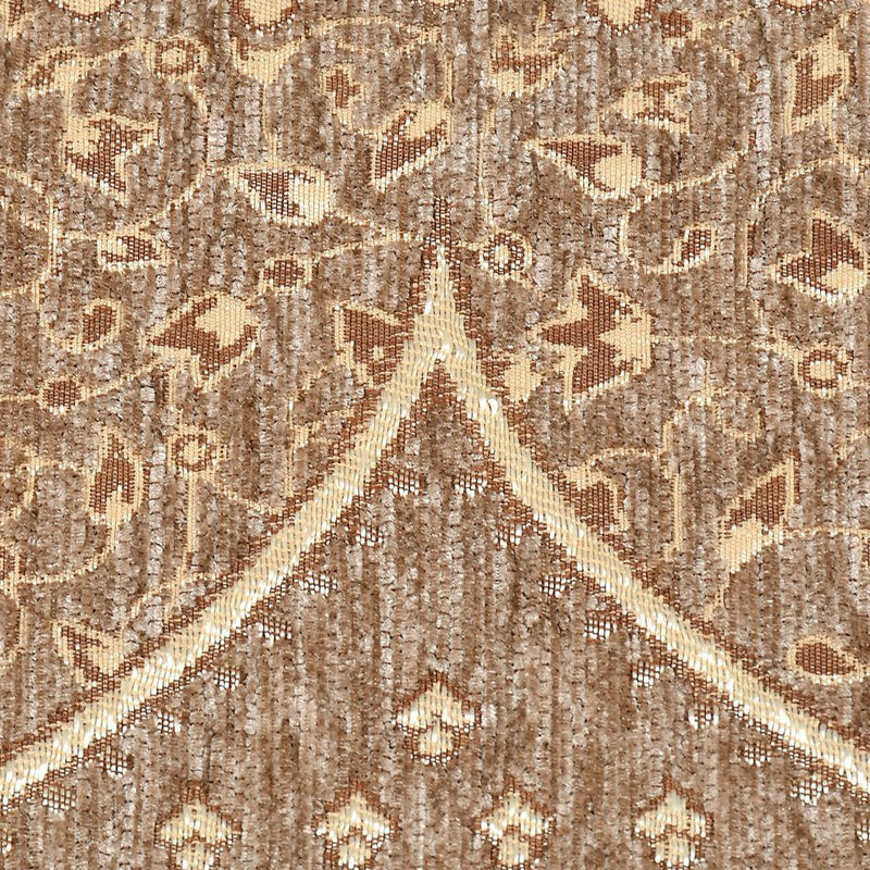Petite Leave Chenille Sofa Cover - Brown media 8