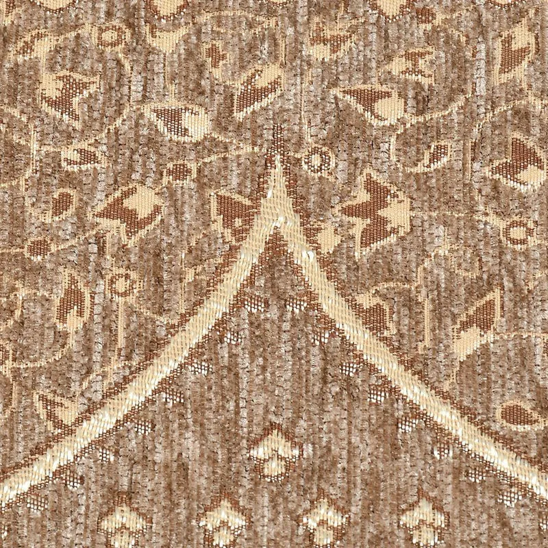 Petite Leave Chenille Sofa Cover - Brown media 8