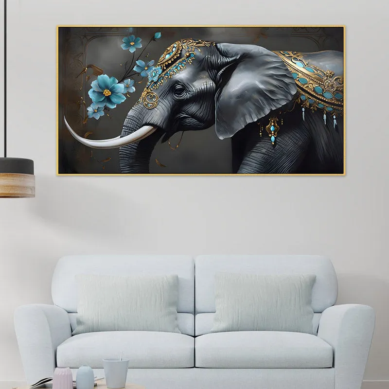 Hasthi Wall Painting With Frame media 3