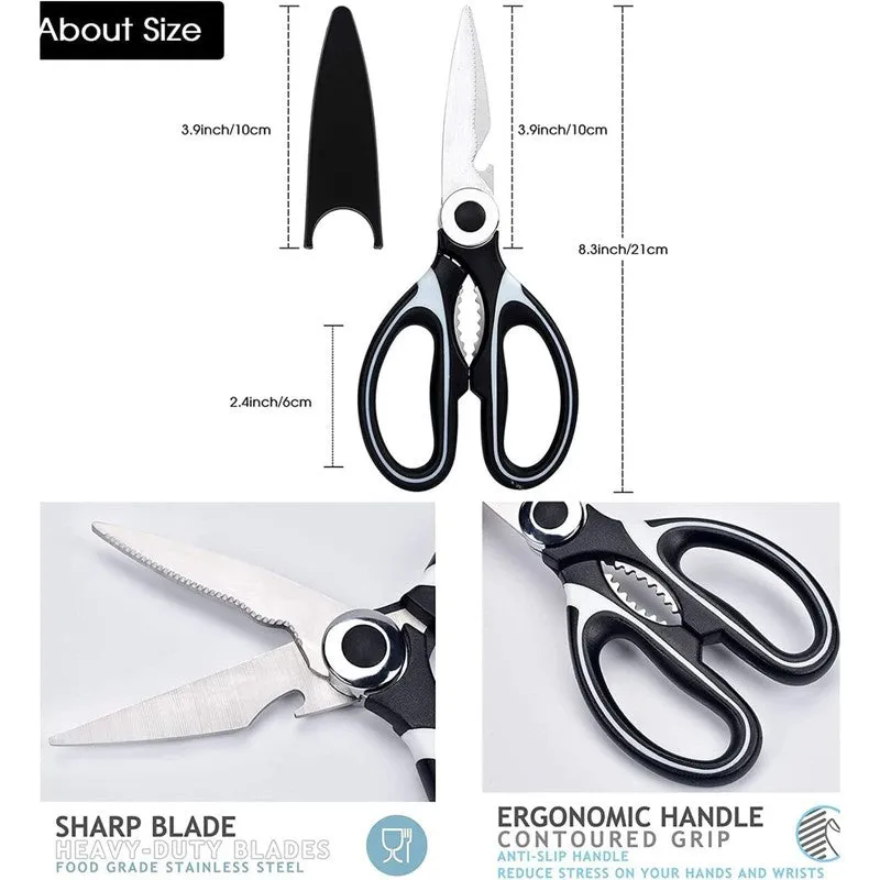 Heavy Duty Multi Function Stainless Steel Shears media 9