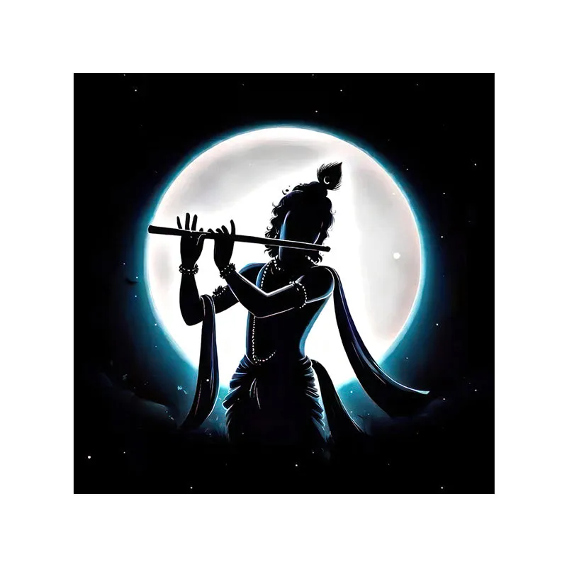 Ananta Krishna Poly Canvas Wall Painting media 4