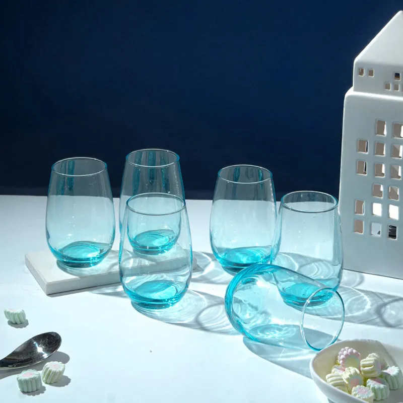 Luminarc Maine Glass (370 mL/Blue) - Set Of Six media 1