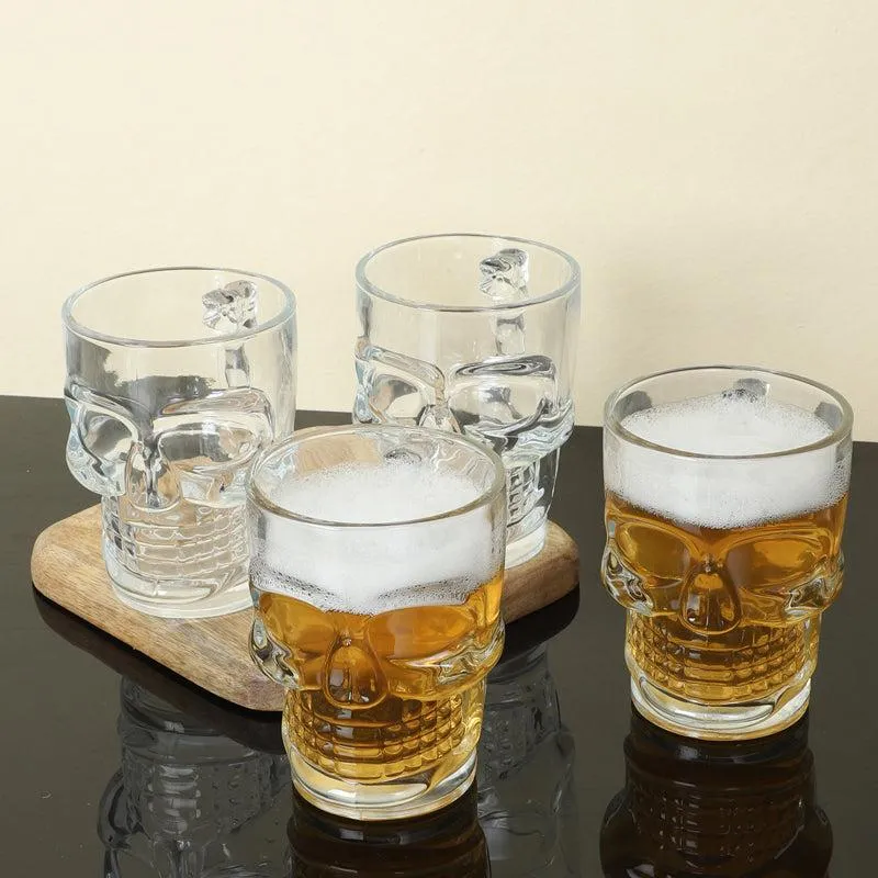 Goldwy Skull Whiskey Glasses (500 mL) - Set Of Four media 3