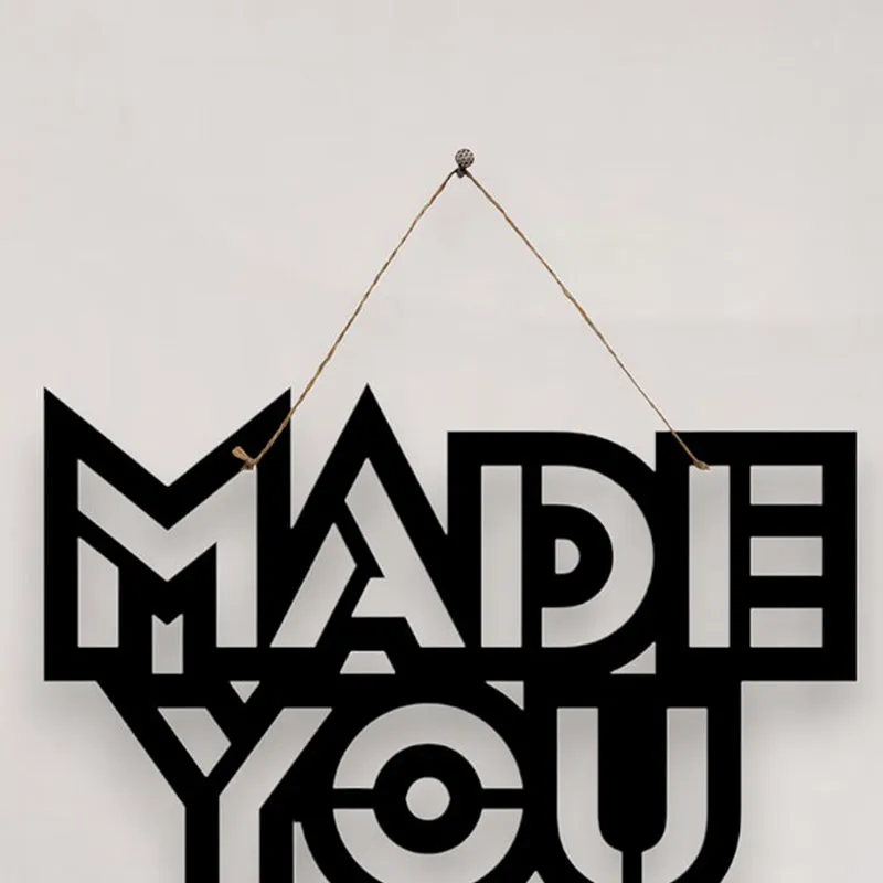Made You Look Mild Steel Wall Accent media 4