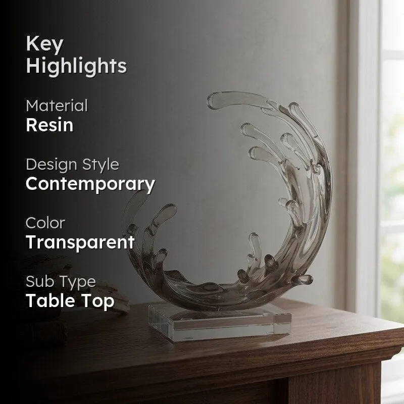 Undara Tide Resin Showpiece - Blue media 2