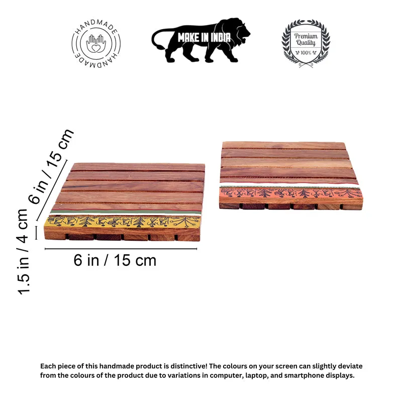 Alda Wooden Trivet - Set Of Two media 7